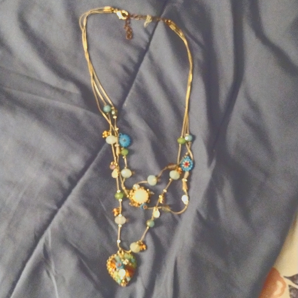 Betsey Johnson 14k gold necklace